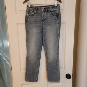 White House Black Market High Rise Straight Sculpt Jeans,  Size 2